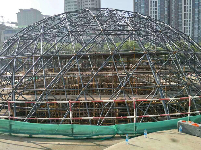 即墨球形网架钢结构施工